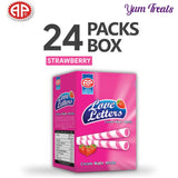 AP Love Letter Strawberry Double Stick Wafer Rolls