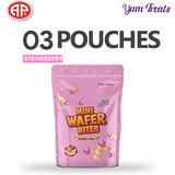 AP | Mini Wafer Bites Strawberry – 3 Pouches
