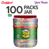 Candyland | Bubble Your Name Chewing Gum – Pack of 100