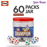 Kims | Champion Chocolate Football – 60 PCS Jar