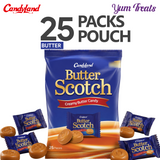 Candyland Butter Scotch Candy – Creamy Butter Flavour (25 Pieces Pouch)