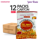 Slims Potato Crisps | Spicy Flavor – Pack of 12