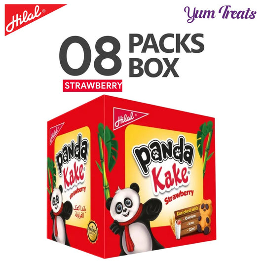 Hilal Panda Kake Strawberry Flavored (8-Packs)