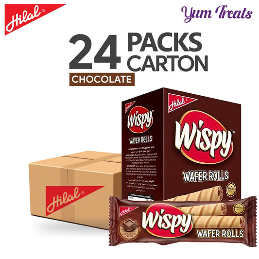 Hilal Wispy Chocolate Wafer Rolls