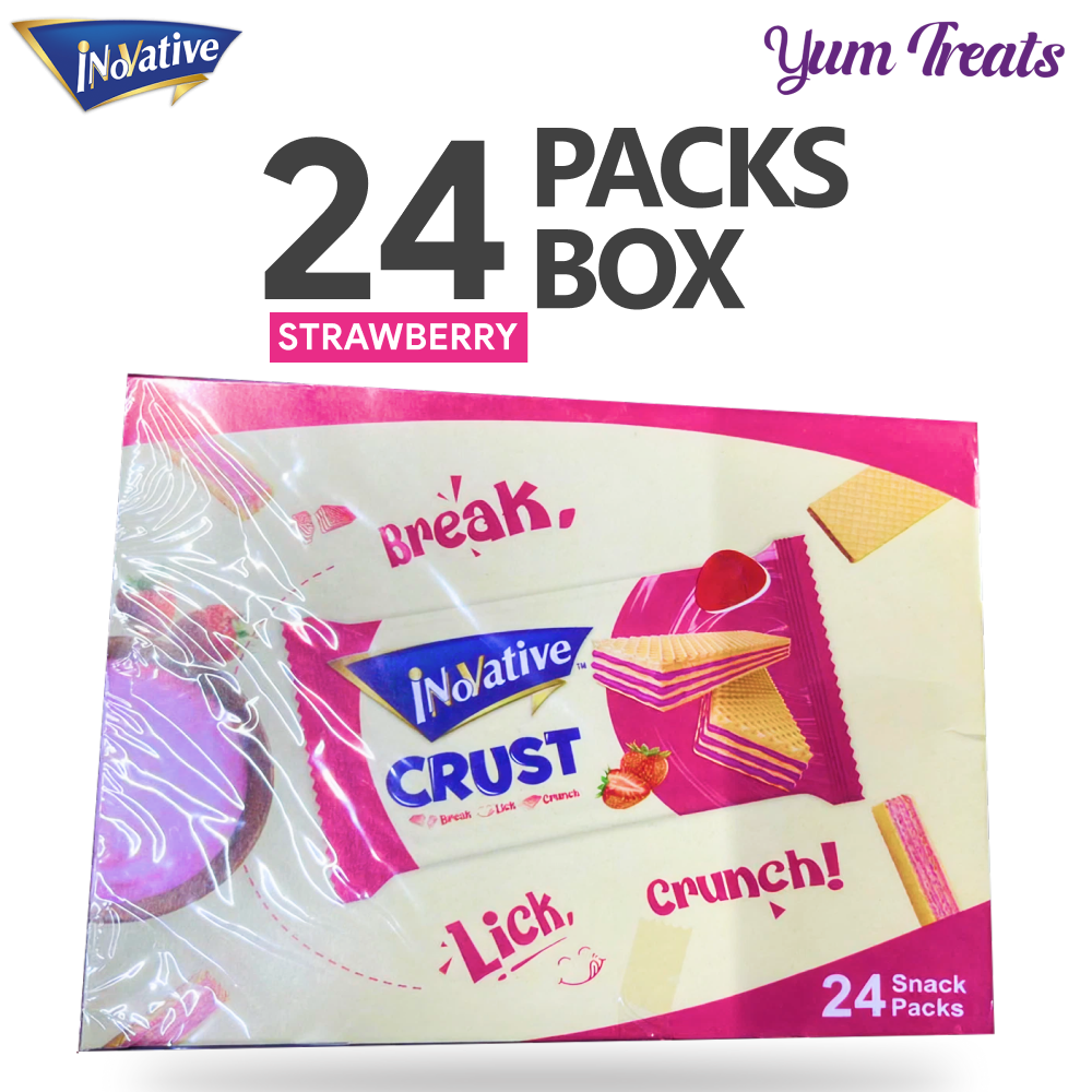 Innovative | Crust Crispy Strawberry Wafers