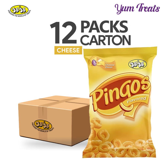 Jojo | Pingos Cheese Snacks – Jumbo Pack (12 Packs)
