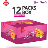Kolson | Jam Hearts – Strawberry & Vanilla Cream Biscuits