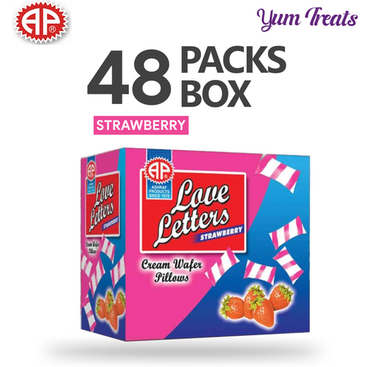 AP Love Letter Creamy Wafer Pillows - Strawberry Flavor