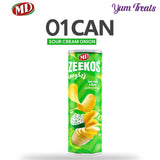 MD | Zeekos Sour Cream & Onion Can Chips – Classic Flavored Snacks