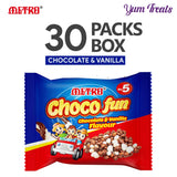 Metro Choco Fun Box – Chocolate & Vanilla Flavor (Box of 30)