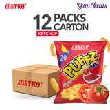 Metro Puffz Pops – Ketchup Flavor | Tangy, Crispy Snack Bites