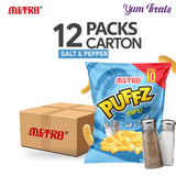 Metro Puffz Pops – Salt & Pepper Flavor | Crispy, Flavorful Snack Bites