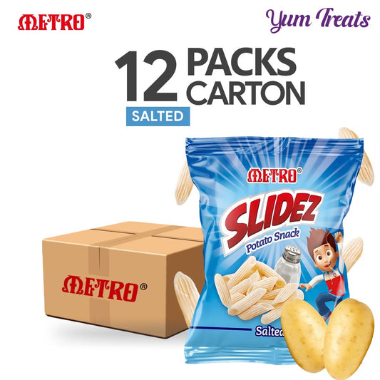 Metro Slidez Potato Snacks – Salt & Pepper Flavor