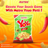 Metro Yoyo Patti Chips – Spicy Flavour (12-Packs)