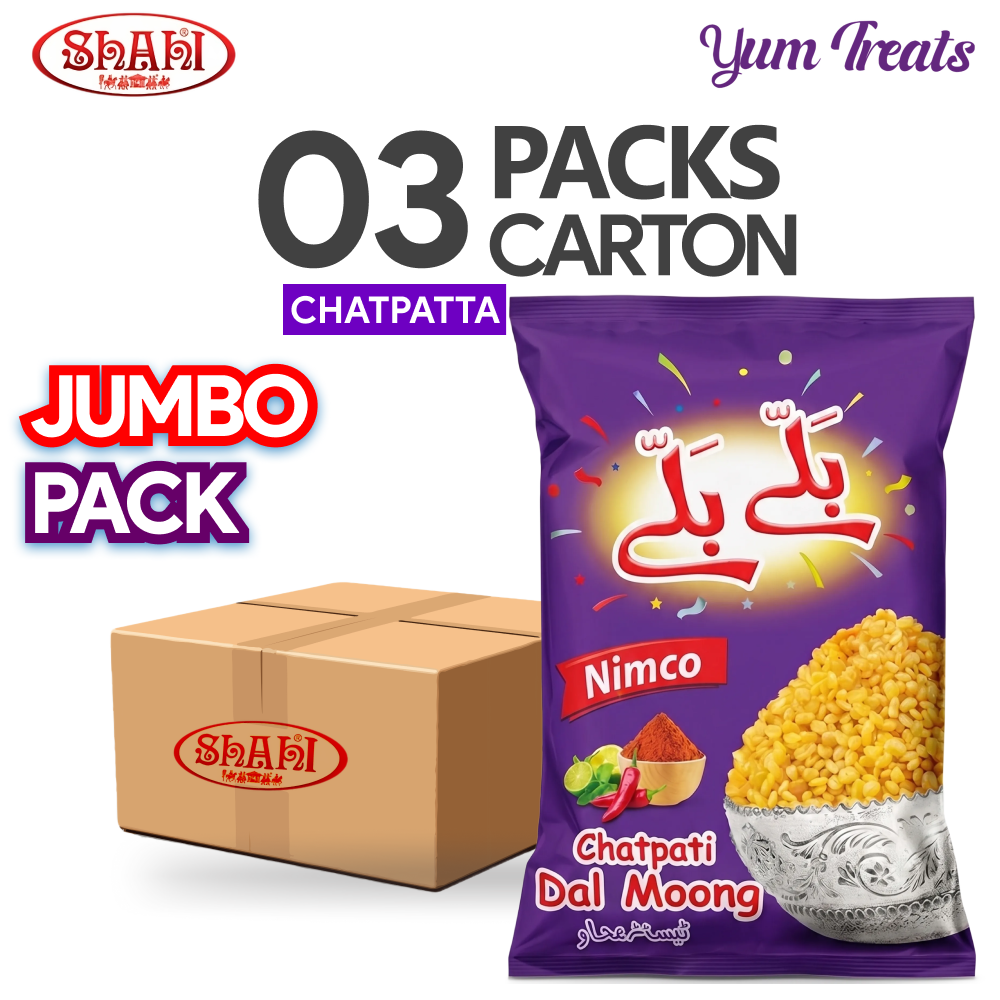 Shahi Ballay Ballay Chatpati Dal Moong Nimco – Pack of 3