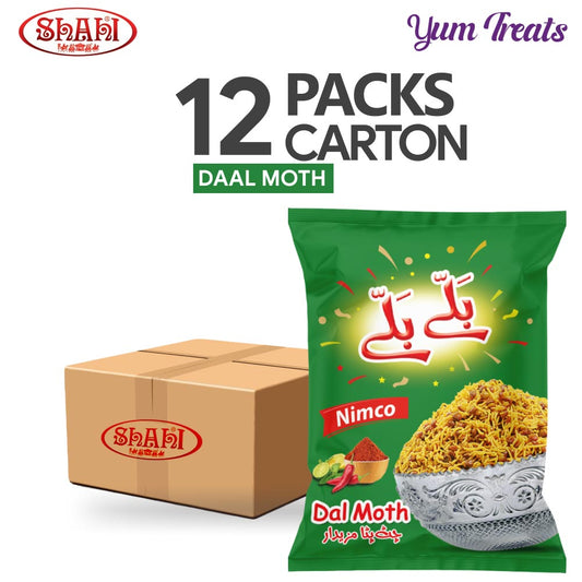 Shahi Ballay Ballay Dal Moth – Chatpata Flavor | Spicy & Tangy (Large, 12-Packs)