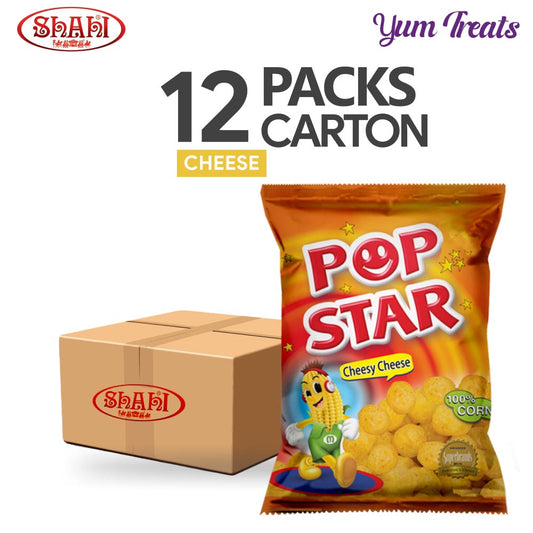 Shahi Popstar – Cheesy Cheese Flavor | Crunchy & Cheesy Corn Snacks