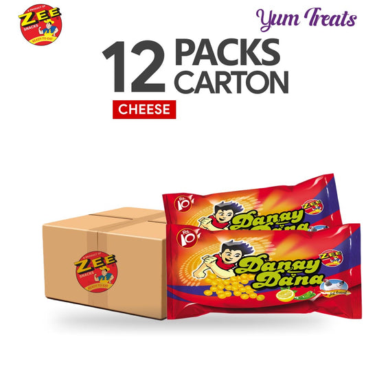 Zee Snacks Danay Pe Dana – Cheese Flavor (12-Packs)