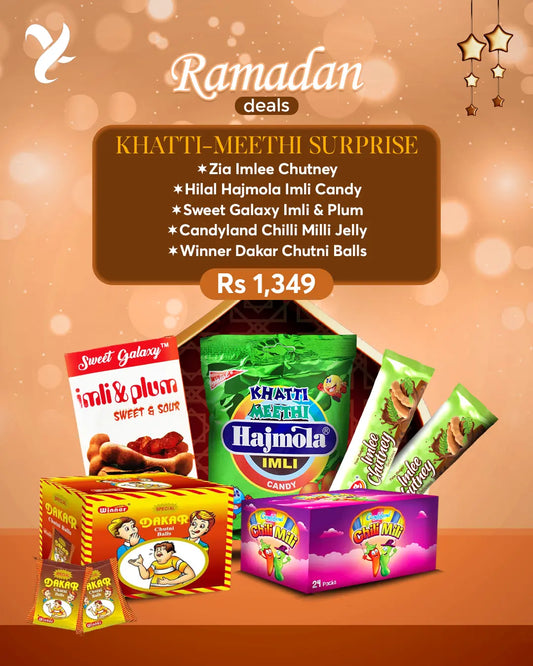 Khatti-Meethi Surprise – Sweet, Sour & Spicy Snack Box