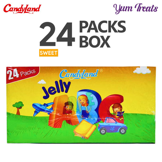 Candyland ABC Jelly – Fun, Fruity & Educational (24-Packs)