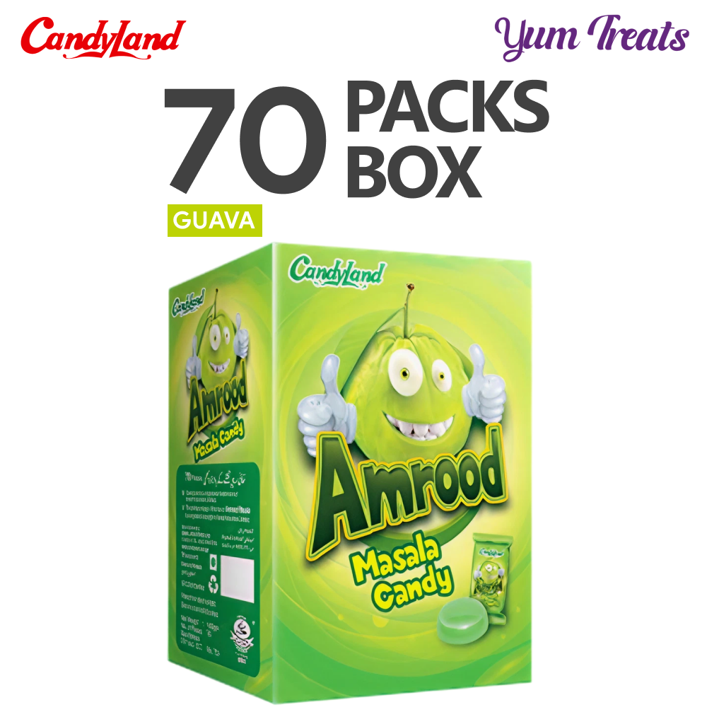 Candyland | Amrood Masala Candy (140g, Pack of 70)