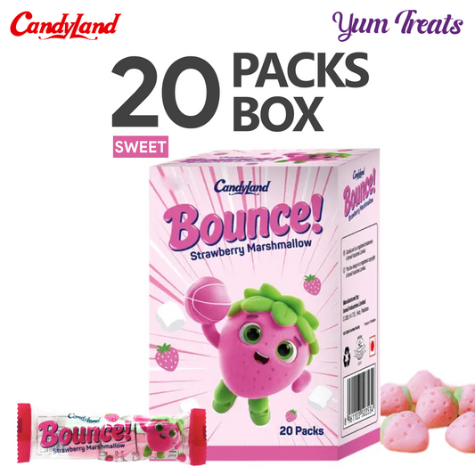 Candyland Bounce Strawberry Marshmallow – Pack of 20