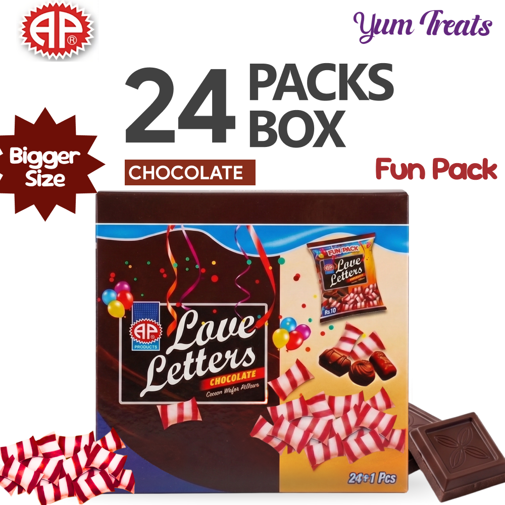 AP Love Letter Creamy Wafer Pillows - Chocolate Flavor