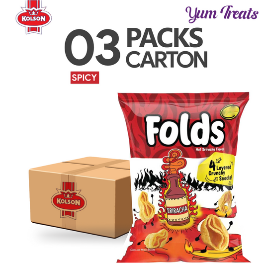 Kolson Folds – Hot Siracha Flavor Chips