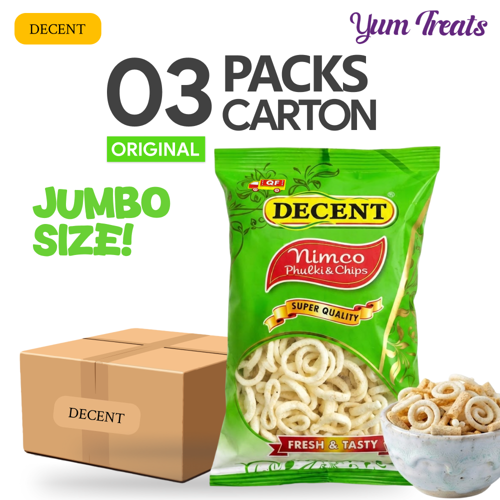 Decent Nimco Phulki & Chips Vegetable - Pack of 3