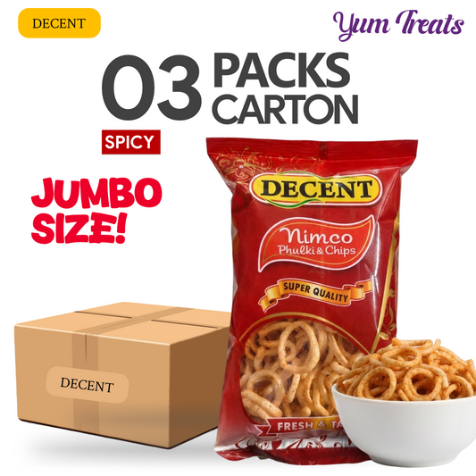 Decent Nimco Phulki & Chips Spicy – Pack of 3