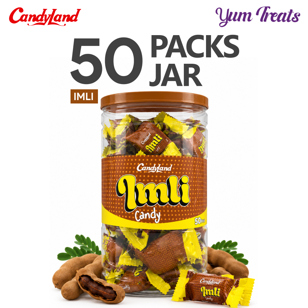 Candyland Imli Candy – 50 Packs Jar