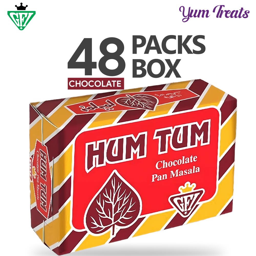 Hum Num GFI Hum Tum – Chocolate Pan Masala (48-Packs) – Yum Treats