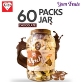 Gibs | Dip Sip Chocolate & Cookie Cups - 60 PCS Jar