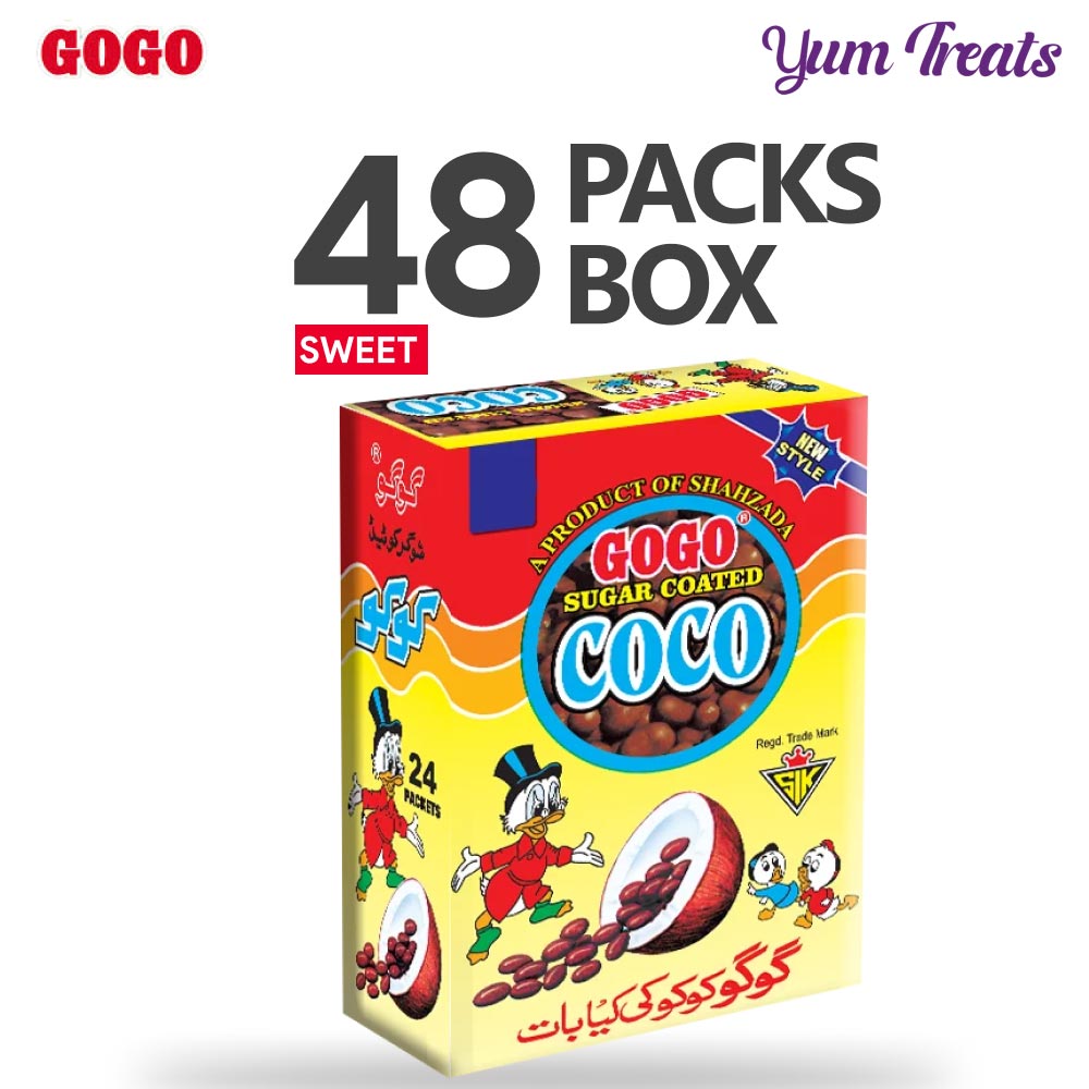 Gogo | Sugar Coated Coco – Sweet Flavor (48-Packs)