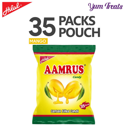 Hilal Aamrus Candy – Mango Flavor (35 Pieces Bag)