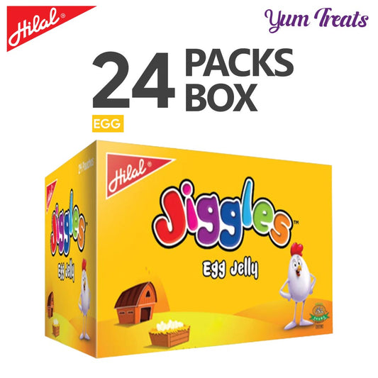 Hilal Jiggles Egg Jelly – Sweet Mango Flavored (24-Packs)