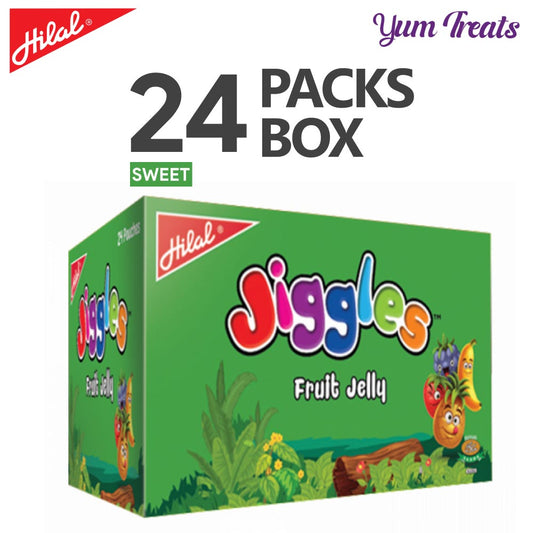 Hilal Jiggles Fruit Jelly – Mix Fruity Flavor (24-Packs)