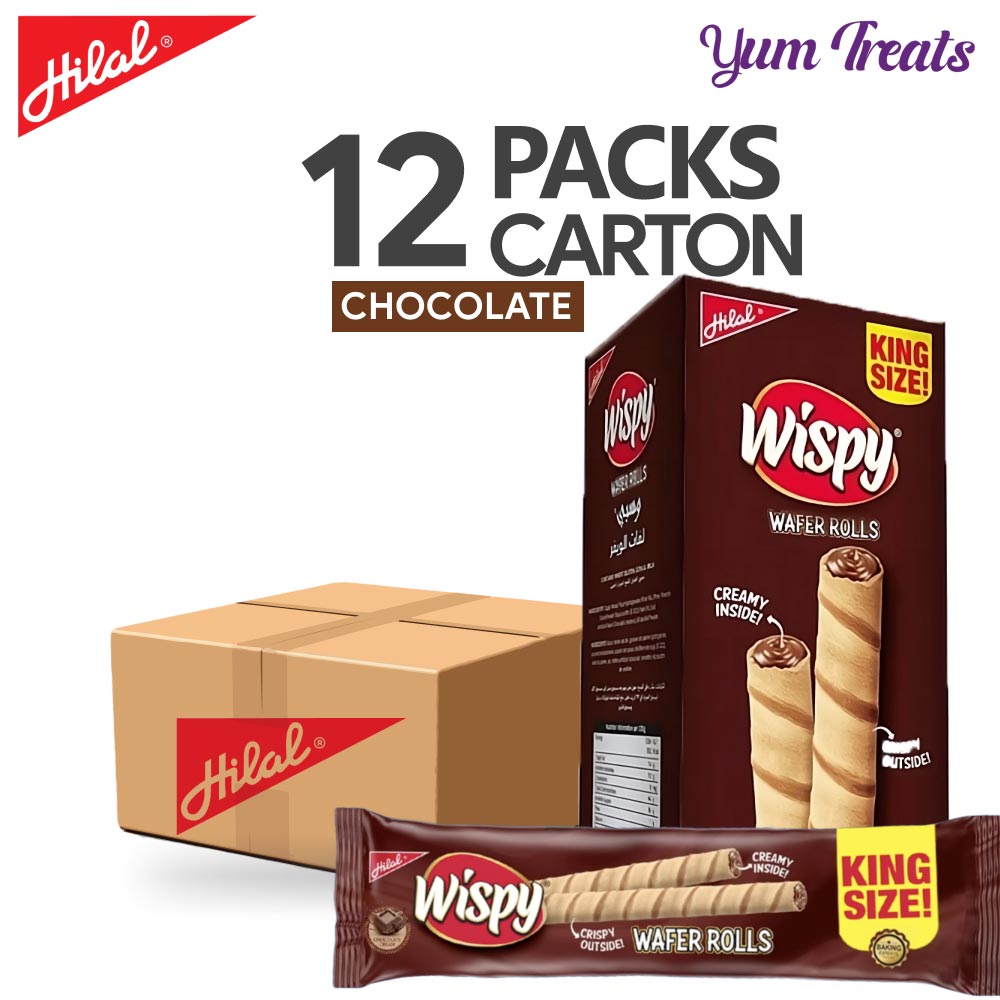 Hilal Wispy Chocolate Wafer Rolls