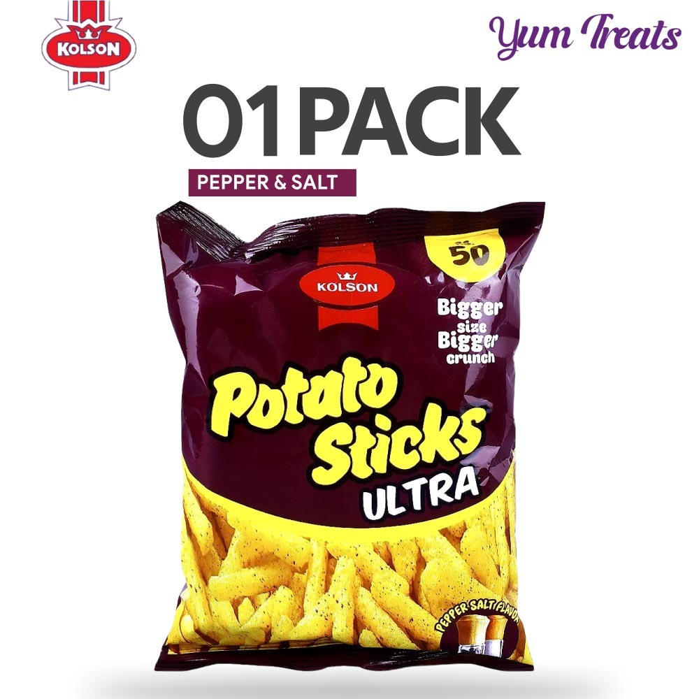 Kolson Potato Sticks – Classic Pepper Salt Flavor – Yum Treats