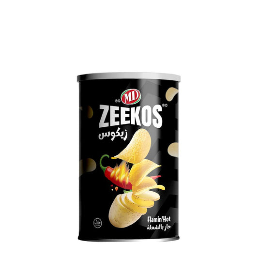MD Zeekos Flamin' Hot Can – Spicy Flamin' Hot Flavor Chips