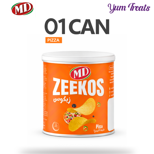 MD Zeekos Pizza Flavour Chips – Crispy Pringle-Style Chips