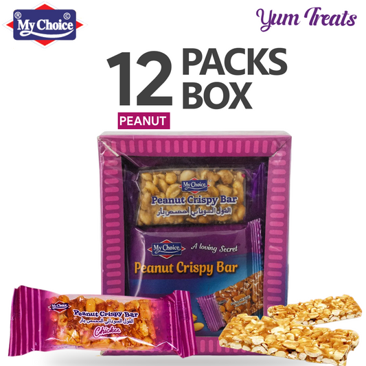 My Choice | Peanut Crispy Bar – Chickee – 12 Pack Box