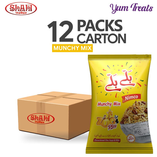 Shahi Ballay Ballay Munchy Mix | Crunchy & Flavorful Snack (Large, 12-Packs)