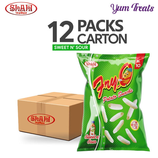 Shahi Fry-O Potato Snacks – Sweet N Sour Flavor (12-Packs)