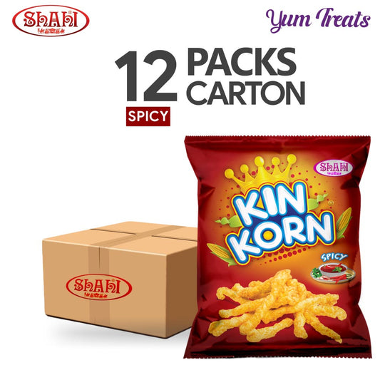 Shahi Kin Korn – Spicy Flavor | Crispy & Zesty Corn Snack (12-Packs)