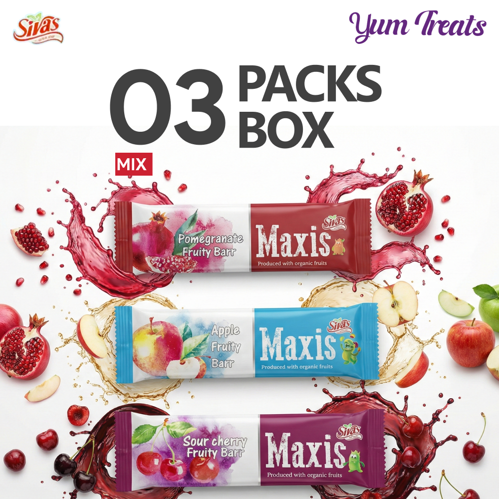 Sivas | Maxis Lavashak Fruit Bar – Mix Flavors (3 Slices)