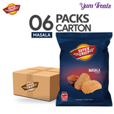 Super Crisp | Masala Flavored Crinkled Chips (Pack of 6)
