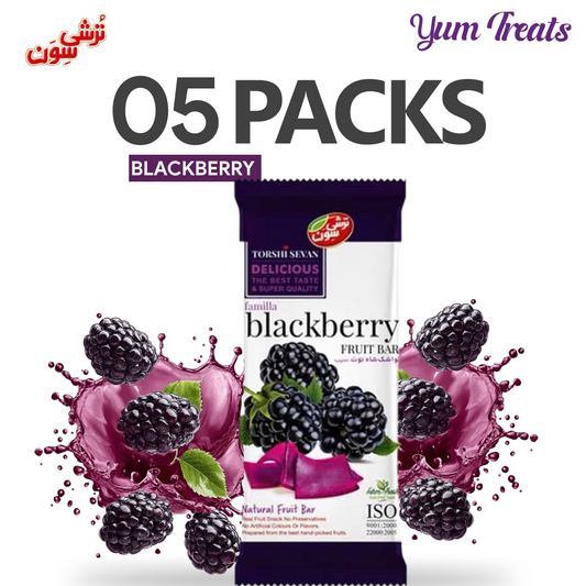 Torshi Sevan | Blackberry Lavashak Fruit Bar – 5 Packs