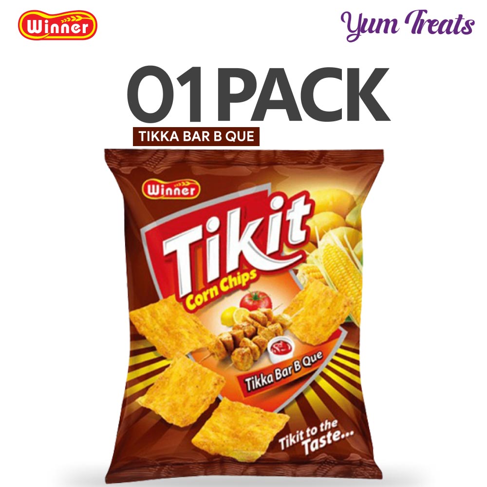 Winner Tikit Corn Chips – BBQ Flavor | Crunchy & Smoky Barbeque Taste