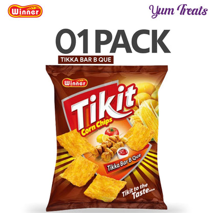 Winner Tikit Corn Chips – BBQ Flavor | Crunchy & Smoky Barbeque Taste